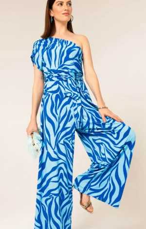 Jumpsuits|Sacha Drake>Sacha Drake Queen Maxine Jumpsuit - Aqua Size 8