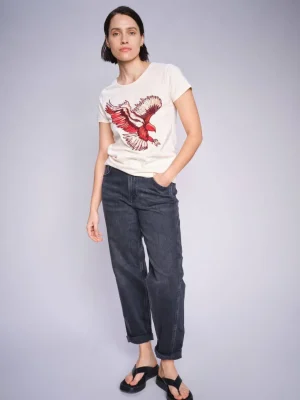 Tees|Mos Mosh>Mos Mosh Rem Eagle Tee - Ecru