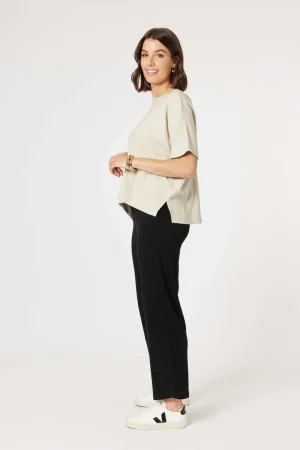 Pants Edit|Clarity>Clarity Ribbed Lounge Pant - Black