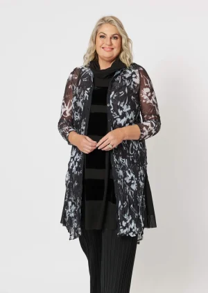 Jackets|Clarity>Clarity Riley Print Mesh Jacket