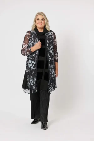 Jackets|Clarity>Clarity Riley Print Mesh Jacket