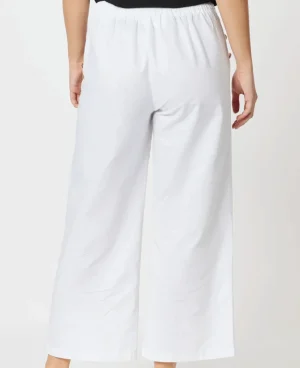 Casual Pants|Linen Pants>Threadz Sailor Pant - White