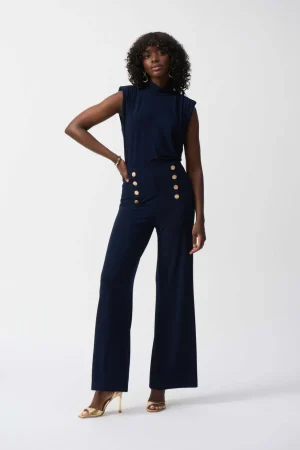 Tops|Tops>Joseph Ribkoff Santa Cruz Boxy Sleeveless Top - Navy 251022