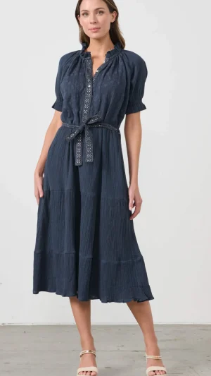 Caju>Caju Self Coloured Embroidery u0026 Belt