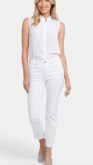 Jeans|Pants Edit>NYDJ Sheri Slim Ankle Jeans - Optic White