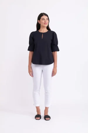 Pants Edit|Dress Pants>Foil Smooth Sailing Pant - White