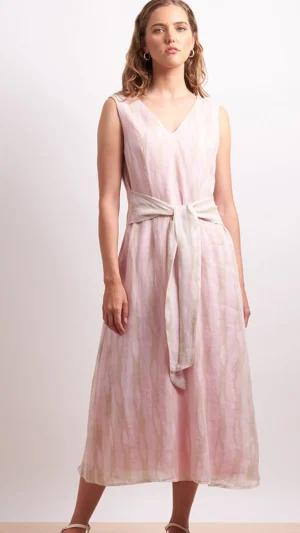 Midi Dresses|Colourful Dresses>Neris Soft Focus Dress - Sherbet