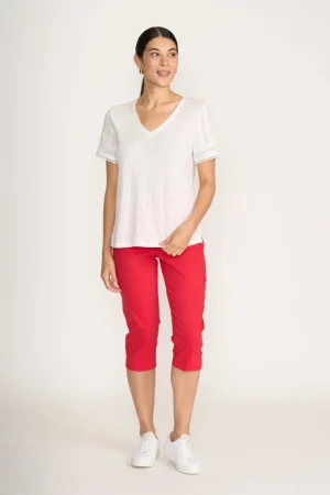 Pants Edit|Casual Pants>Foil Split Enz Pant - Poppy Red