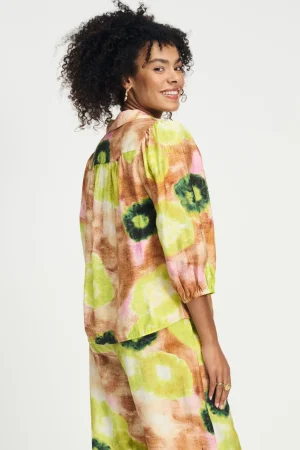 Blouses|POM Amsterdam>POM Amsterdam Summer Bliss Lime Blouse