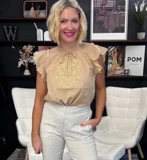 Tops|Tops>Mos Mosh Tea Emb Top