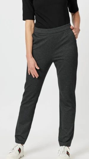 Pants Edit|Gordon Smith>Gordon Smith Textured Ponte Pant - Charcoal Size 8