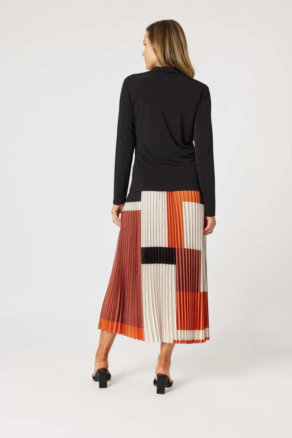 vienna-pleat-skirt-spice-siz-mLkirFjN-2.webp Skirts|Hammock & Vine>Hammock u0026 Vine Vienna Pleat Skirt - Spice Size XS