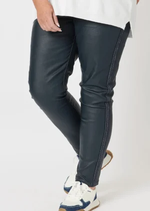 Pants Edit|Threadz>Threadz Wetlook Pant - Indigo