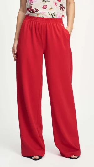 Pants Edit|Casual Pants>POM Amsterdam Wide Scarlet Red Summer Pant