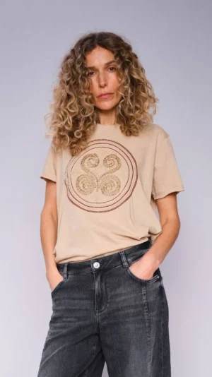 Tees|Mos Mosh>Mos Mosh Zano Embroidery Tee